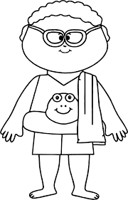 Summer Boy Coloring Page Coloring Pages For Boys Boy Coloring New Year Coloring Pages