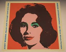 Andy Warhol. Poster. Liz. 1965.