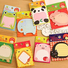 Use the custom sticky notes at work or at home to keep track of grocery lists and more. Amazon Com Sticky Notes 8 Packs Self Sticky Notes In Different Shapes Creative Self Stick Notes Colorful Super Sticky Notes Memo Notes For Students Home Office Easy Post And Use Animal Office Products