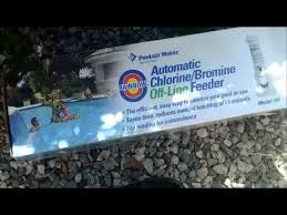 (see illustration) below water level recharging instructions 1. How To Install A Pentair Rainbow 300 Off Line Chlorine Feeder Youtube
