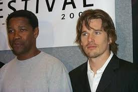 Though it was released more than a decade ago. Denzel Washington And Ethan Hawke Training Day Press Conference 26th Toronto International Film Festival 2001 Photo 9
