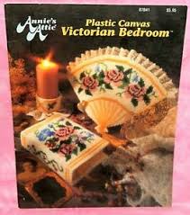 Details About Annie Attic Plastic Canvas Victorian Bedroom Chart Leaflet Tissue Box Book Cover