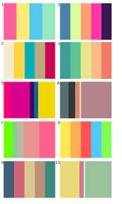 But that swatch has also other anormalies so it may be corrupted. Color Palettes With An 80 S 90 S Themes Couple Of Things There Seems To Be A Common Pattern Of Fuschia S B Retro Color Palette Color Palette Retro Color