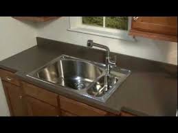 standard kitchen sink install size