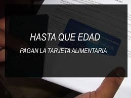 Vamos a conocer cuando se cobra la tarjeta alimentaria con hijos hasta 14 años que cobran la asignacion universal por hijo. áˆ Hasta Que Edad Pagan La Tarjeta Alimentaria 12 Anos 2021