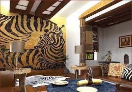 African Print Home Decor Zebra Floor Rug And Wlal Decoration With African Animal Print Modern Room Decor African Home Decor African Interior Design
