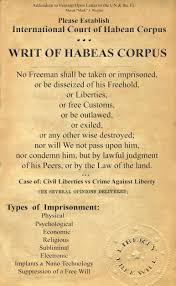 Habeas corpus is a recourse in law challenging the reasons or conditions of a person's detainment. Habeas Corpus Arbitrary Arrest And Arbitrary Detention Pinkrepublic1