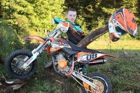 8-year-old Layne Morris Off To The (mini-bike) Races