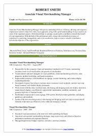 Immediate available is highly preferred. Visual Merchandising Manager Resume Samples Qwikresume