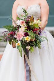 These bridesmaids held small bouquets of chinese evergreens and ferns that beautifully framed white florals by casa blanca event design. Wedding Bouquets Fern Wedding Bouquet Weddingbouquet Ferns Greenery Wedding Lande Leading Wedding Magazine Ideas Inspirations The Hottest New Wedding Trends