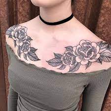 101 Best Chest Tattoos For Women 2020 Guide Chest Tattoos For Women Body Tattoos Rose Chest Tattoo