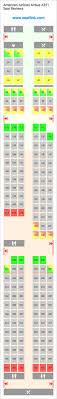 American Airlines Airbus A321 Seating Chart Updated