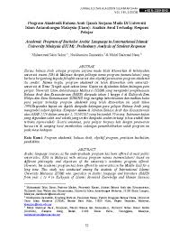 Contextual translation of asasi sains kemanusiaan into english. Pdf Program Akademik Bahasa Arab Ijazah Sarjana Muda Di Universiti Islam Antarabangsa Malaysia Uiam Analisis Awal Terhadap Respons Pelajar Nurkhamimi Zainuddin Academia Edu