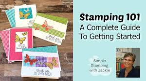 Adhere the piece of lullaby designer series paper at the top of your card base. Stamping Card Making 101 The Best Complete Guide Youtube