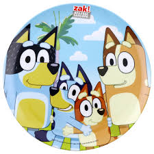 Principal production investment from bbc studios, australian. Bluey Melamine Plate At Toys R Us