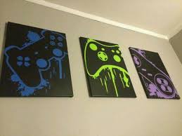 I Want These On Our Game Room Dream Home In 2019 Video Game Decor Gamer Room Video Game Bedroom