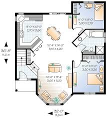 Plan 21135dr Split Level With Bay Window House Floor Plans Diy House Plans Tiny House Floor Plans