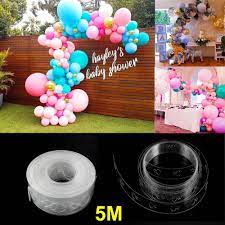A balloon garland makes a cute backdrop or arch on a wall, above a fireplace, etc, and you can make your own with a few resources and a bit of time. Balloon Strip Connect Chain Diy Balloon Arch Strip Tape Shopee Philippines