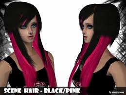 There is no set way to look or dye your hair. Staceylynmay S Scene Hair Black Pink