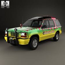 3d Model Of Ford Explorer Jurrasic Park 1993 Ford Explorer Jurrasic Park Jurassic Park