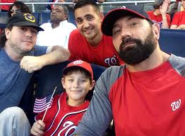 Dave bautista fathers fictional characters dads parents fantasy characters. The Artist Formerly Known As Super Duper Dave On Twitter Davebautista Oliver Bautista Mike Bautista And Jmmeisner Nationals Game Yesterday Onelife Http T Co W96riqrg2s
