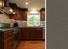 Cabinets are rift sawn white oak & black walnut like this. How To Pair Countertop Colors With Dark Cabinets