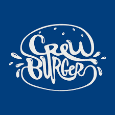 Crew Burger Logo Food Logo Design Burger Logo Food