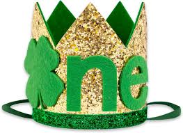 St. Patrick's Day First Birthday Crown