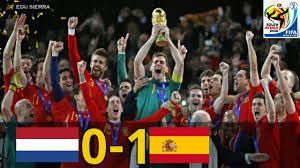 Inicio > mundiales > 2010 > resultados > españa vs. Espana Vs Holanda 1 0 Final Mundial Sudafrica 2010 Extended Highlights 11 07 2010 Youtube