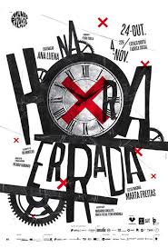 Na Hora Errada In The Wrong Time Poster Graphic Design Logo Graphic Poster Graphic Design Typography