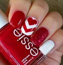If you have a partner, besides preparing gifts for the one you love, maybe you have thought about picking out a suitable dress, matching your shoes and handbag to your dress to show your. 60 Simple Valentine S Day Nail Art Designs 2019 Nail Designs Valentines Chevron Nails Valentine Nail Art