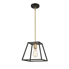 Black And Gold Lighting Fixtures Ove Decors Agnes I 1 Light Led Matt Black Gold Finish Pendant Light Single Pendant Lighting Pendant Light Fixtures Pendant Light