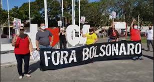 Milhares de manifestantes se reuniram sábado (19) em diferentes cidades do país em protestos contra o presidente jair bolsonaro. Palavra Palhocense Comite Fora Bolsonaro Faz Manifestacao