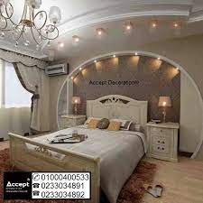 تشطيبات داخلية وديكور اعمال الكهرباء والاضاءة الدهانات وورق الحائط والبوسترات اسقف معلقة جبس ب luxurious bedrooms house interior decor home interior design