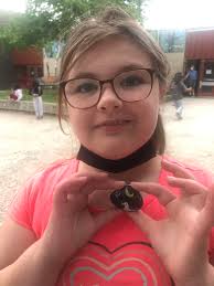 Mavis Evans I think she's got one of your grandkids rocks lol she found it 