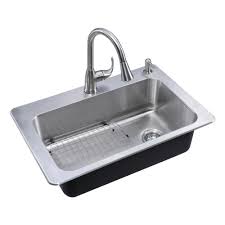 hole single bowl kitchen sink