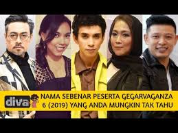 Ramalan peserta gegar vaganza 2021 musim ke 8 gv8 part 1. Nama Sebenar Peserta Gegarvaganza 6 Yang Anda Mungkin Tak Tahu Youtube