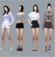 Upgrade your sim's wardrobe with the sims™ 4 incheon arrivals kit*, inspired by iconic seoul airport fashion. Sims 4 Korean Cc