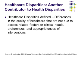 Cancer disparities occur when there are differences in the occurrence, frequency, death, and burden of cancer that exist among specific population groups, including racial and ethnic minority groups. Fastest Disparities Definition Health Care