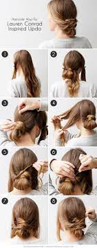 Easy Updo Inspired By Lauren Conrad More Hair Styles Elegant Updo Hair Updos