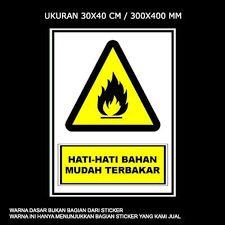 Savesave sign bahan mudah terbakar for later. Jual Stiker Rambu Safety K3 Awas Bahan Mudah Terbakar Di Lapak Zerro Sticker Bukalapak