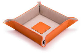 Maybe you would like to learn more about one of these? Leather Valet Tray Orange One Kings Lane