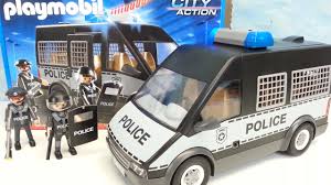Zabawki playmobil pozostałe playmobil polizei mannschaftswagen 3160 ersatzteil achse mit räder und halter. Playmobil Polizei Mannschaftswagen 6043 Auspacken Seratus1 Unboxing Youtube