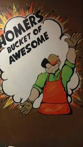 Homer D Poe Mural Homer Home Depot Apron Love My Job