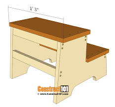 Kids Step Stool Plans Free Pdf Download Construct101 The kids kitchen step stool is an asset to any family with kids!