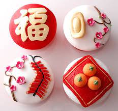 Celebrate or convey your most auspicious greetings with a box of our handcrafted cupcakes, available in two sizes, the regular box of 12 or the mini box of 20. Chinese New Year Cupcakes New Year S Cupcakes Chinese New Year Cake Chinese Cake