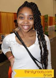 On any occasion and with any ootd, a casual yet creative braid running down your back will get fishbone braided ponytail for black hair. Braided Hairstyles Black Women 2014