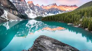 Find the best 4k nature wallpapers on wallpapertag. Wallpaper Moraine Lake Banff Canada Mountains Forest 4k Nature Wallpaper Download High Resolution 4k Wallpaper