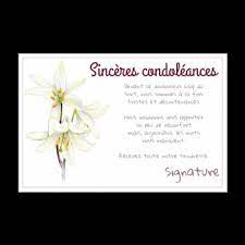 Nous imprimons vos cartes de condoléances dans des formats standard classiques. Carte De Condoleances A Imprimer Gratuit