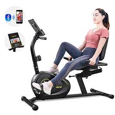 Has your doctor ordered exercise, but your body is disagreeing due to aches and pains? Merax Magnetic Recumbent Exercise Bike With Bluetooth 8 Level Resistance Quick Adjust Seat Buy Online In Guyana At Guyana Desertcart Com Productid 121102549